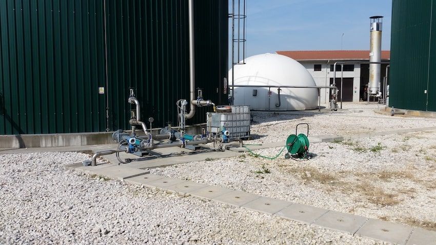 Statore Inoxcaucho in impianto di biogas