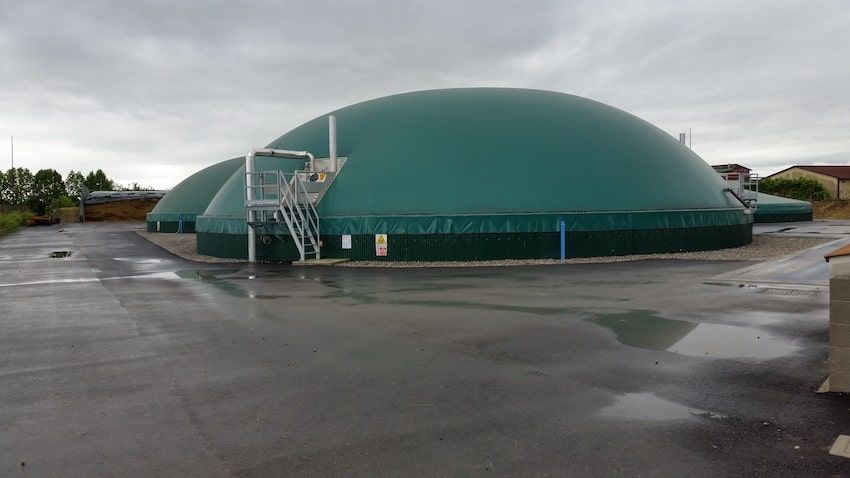 Statore Inoxcaucho in impianto di biogas